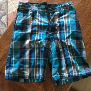 Plaid shorts